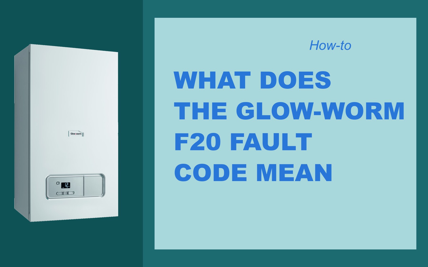 Glow-worm F.20 fault code (safety thermal cut out) explained by Advanced Heating and Plumbing, a Watford-based Gas Safe engineer for Glow-worm Energy, Ultracom and Ultimate boilers.